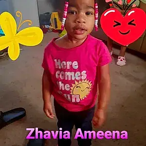 First name baby Zhavia