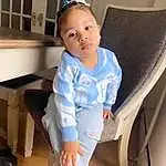 White, Comfort, Sleeve, Baby & Toddler Clothing, Standing, Knee, Thigh, Toddler, Lap, Electric Blue, Sock, Human Leg, Table, Sitting, Hardwood, Baby, Room, T-shirt, Person