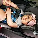 Joint, Car, Hand, Arm, Leg, Muscle, Mouth, Comfort, Automotive Design, Human Body, Car Seat Cover, Thigh, Vroom Vroom, Head Restraint, Black Hair, Car Seat, Finger, Flash Photography, Vehicle Door, Toddler, Person, Headwear