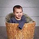 Smile, Comfort, Wood, Happy, Flash Photography, Baby & Toddler Clothing, Storage Basket, Baby, Toddler, Basket, Wicker, Sitting, Hardwood, Rectangle, Packing Materials, Grass, Box, Fun, Laugh, Person, Joy