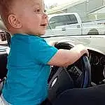 Car, Vehicle, Vroom Vroom, Wheel, Automotive Design, Automotive Tire, Automotive Exterior, Vehicle Door, Automotive Mirror, Steering Wheel, Personal Luxury Car, Toddler, Auto Part, Baby & Toddler Clothing, Automotive Wheel System, Windshield, Speedometer, Automotive Window Part, T-shirt, Family Car, Person