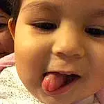 Face, Child, Nose, Lip, Cheek, Skin, Facial Expression, Baby, Eyebrow, Chin, Head, Close-up, Mouth, Forehead, Smile, Eyes, Baby Making Funny Faces, Toddler, Jaw, Person