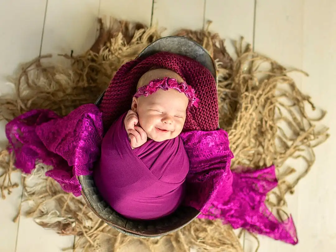 Eyes, Comfort, Purple, Smile, Sleeve, Pink, Jacket, Headgear, Happy, Magenta, Baby & Toddler Clothing, Plant, Toddler, Baby, Wood, Tree, Linens, Grass, Furry friends, Child, Person, Headwear
