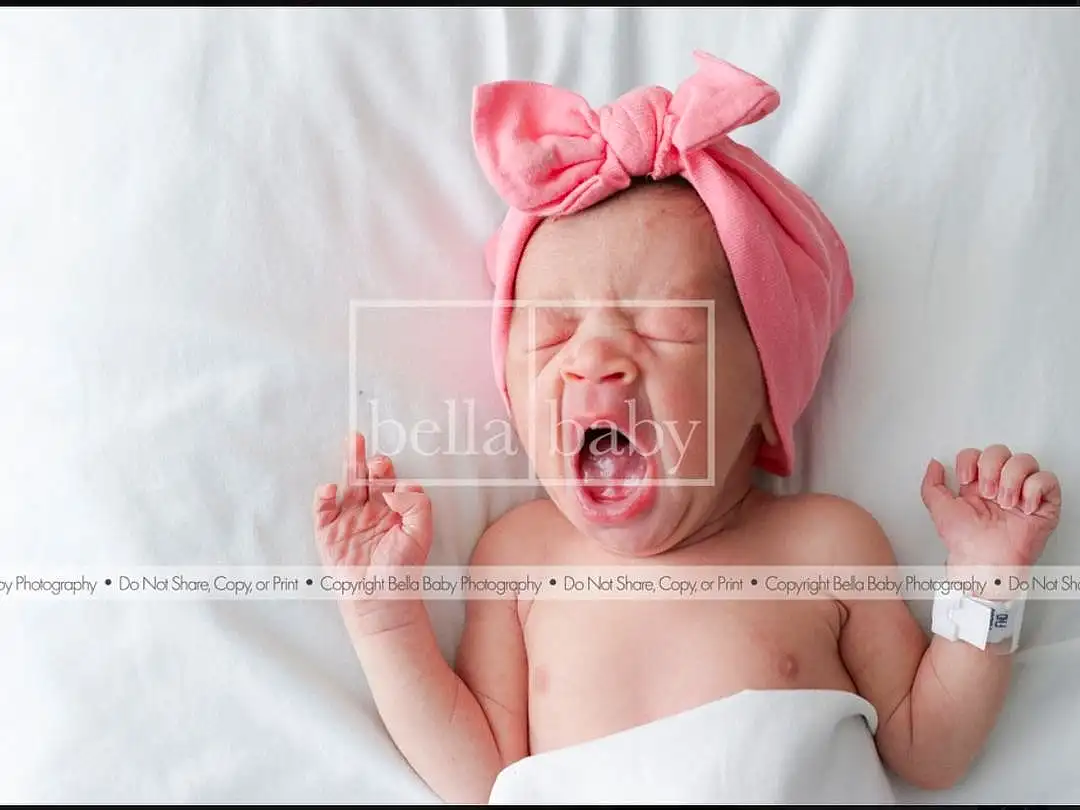 Nose, Chin, Smile, Eyebrow, Jaw, Neck, Happy, Gesture, Pink, Headgear, Comfort, Eyelash, Baby, Thumb, Nail, Font, Headpiece, Peach, Fashion Accessory, Linens, Person