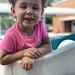 Nose, Skin, Smile, Photograph, Facial Expression, Sleeve, Happy, Baby & Toddler Clothing, Fun, Toddler, Child, People, Leisure, Summer, Beauty, T-shirt, Recreation, Person, Joy