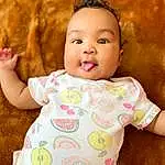 Hair, Face, Nose, Cheek, Skin, Head, Lip, Chin, Hairstyle, Eyes, Facial Expression, Dress, Neck, Baby & Toddler Clothing, Human Body, Sleeve, Happy, Standing, Smile, Gesture, Person