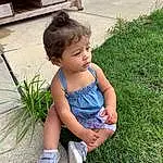 Hair, Head, Skin, Hand, Facial Expression, Leg, Human Body, Plant, Baby & Toddler Clothing, Grass, Thigh, Toddler, Leisure, People In Nature, Baby, Knee, Human Leg, Lawn, Foot, Person