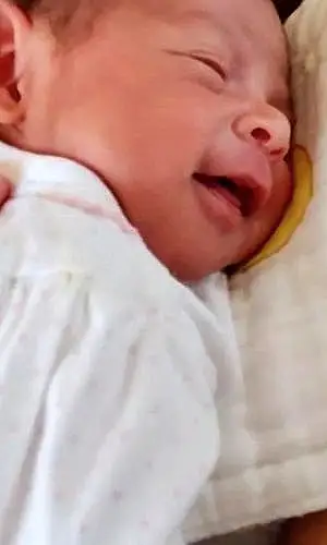 Yawn baby Delilah