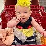 Yellow, Baby, Baby & Toddler Clothing, Flower, Toddler, Baby Safety, Fun, Baby Products, Child, Happy, Thumb, Pattern, Baby Toys, Room, Play, Plaid, Person