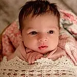Nose, Cheek, Skin, Lip, Chin, Eyebrow, Facial Expression, Comfort, Sleeve, Iris, Gesture, Baby, Finger, Baby & Toddler Clothing, Toddler, Wood, Linens, Close-up, Person