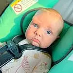 Cheek, Skin, Eyebrow, Eyes, Facial Expression, Baby, Iris, Toddler, Smile, Baby & Toddler Clothing, Baby Safety, Baby Products, Child, Comfort, Happy, Baby In Car Seat, Drinkware, Plastic, Linens, Person