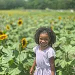 Flower, Plant, Botany, Smile, Leaf, People In Nature, Happy, Agriculture, Grass, Summer, Adaptation, Morning, Sunflower, Grassland, Rural Area, Meadow, Flowering Plant, Tree, Annual Plant, Field, Person, Joy