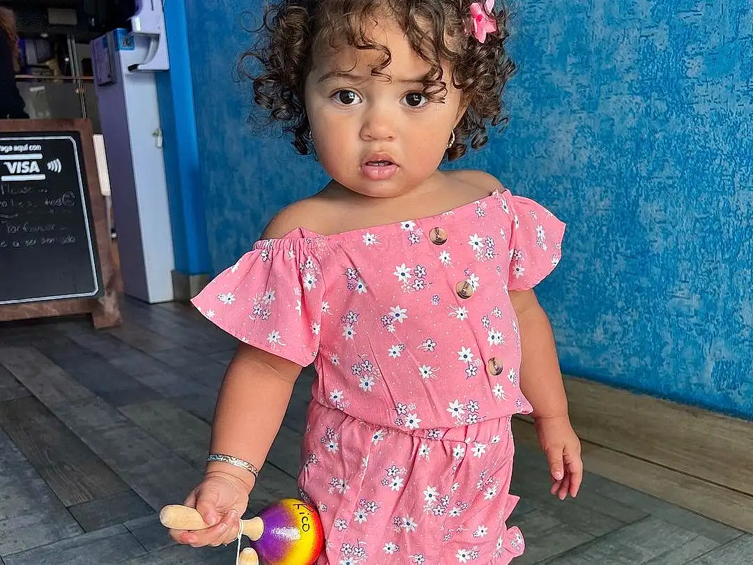 Footwear, Skin, Joint, Shoe, Hairstyle, Photograph, Facial Expression, Blue, Purple, Dress, Standing, Baby & Toddler Clothing, Happy, Pink, Toddler, Red, Fun, People, Sandal, Person