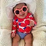 Glasses, Lip, Hand, Arm, Vision Care, Shoulder, Sunglasses, Leg, Goggles, Baby & Toddler Clothing, Eyewear, Neck, Human Body, Textile, Sleeve, Shorts, Dress, Thigh, Waist, Finger, Person