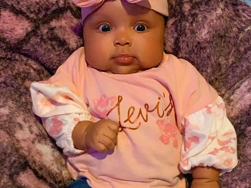 Face, Skin, Eyes, Cap, Human Body, Baby & Toddler Clothing, Sleeve, People In Nature, Pink, Happy, Fawn, Toddler, People, Fun, Child, Baby, Soil, Sitting, T-shirt, Person, Headwear