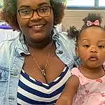 Nose, Face, Glasses, Skin, Head, Smile, Chin, Hairstyle, Photograph, Vision Care, Eyes, Facial Expression, Black, Fashion, Happy, Jheri Curl, Fun, Baby & Toddler Clothing, Person, Joy