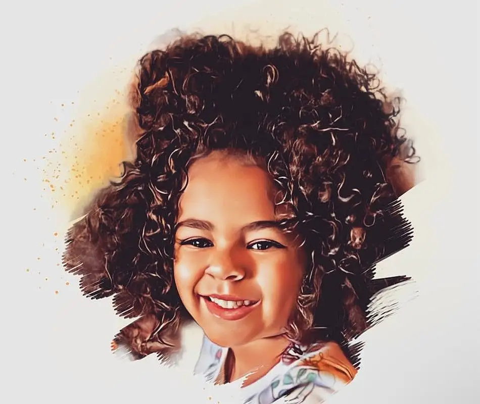 Face, Jheri Curl, Smile, Eyes, Ringlet, Eyelash, Jaw, Wig, Iris, Makeover, Lace Wig, Happy, Afro, Liver, Black Hair, Fashion Design, Artificial Hair Integrations, Font, Long Hair, Layered Hair, Person, Joy