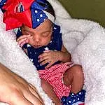 Skin, Hand, Arm, Eyes, Facial Expression, Mouth, Azure, Comfort, Baby Sleeping, Human Body, Textile, Baby & Toddler Clothing, Baby, Gesture, Cap, Finger, Toddler, Thigh, Person