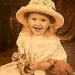 Smile, Skin, Photograph, Hat, Eyes, Facial Expression, White, Sun Hat, Human Body, Flash Photography, Happy, Iris, Headgear, Style, Toddler, Baby & Toddler Clothing, Child, People, Person, Joy, Headwear