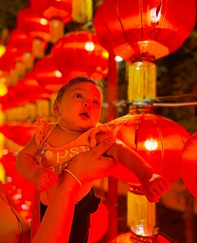 Light, Orange, Lighting, Temple, Red, Fun, Lantern, Event, Happy, Holiday, Tradition, Entertainment, Performing Arts, Party Supply, Chinese New Year, Hat, Festival, Ornament, Mid-autumn Festival, Night, Person