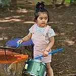 People In Nature, Plant, Happy, Tree, Leisure, Wood, Toddler, Recreation, Grass, Fun, Electric Blue, Child, T-shirt, Landscape, Soil, Adventure, Play, Outdoor Play Equipment, Forest, Vacation, Person